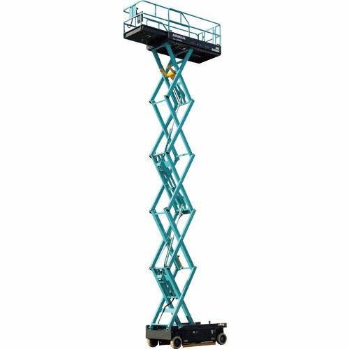 北越 垂直昇降型ホイール式高所作業車 9.9m スライドデッキ ( ENTL099S-3 ) (メーカー取寄) | 