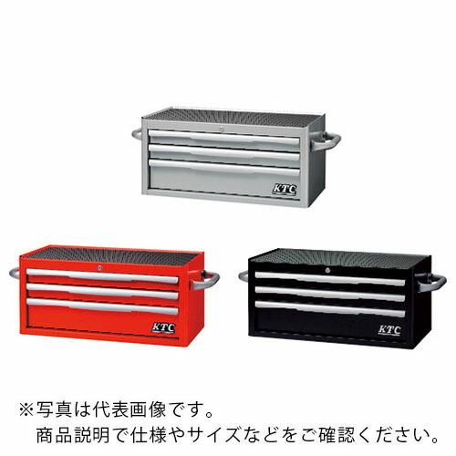 KTC ( 京都機械工具 ) フラットトップチェスト(3段3引出し)シルバー ( EKR-2003 ) (メーカー取寄)