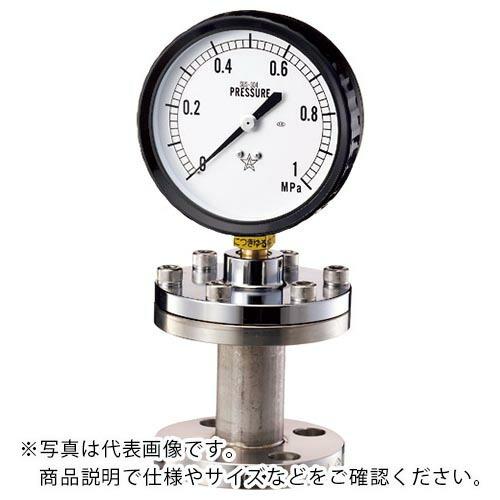 右下 ( 右下精器製造 )　隔膜式圧力計　ＢＦ型 ( KA-BF-20A-PVC-1.6MPA ) (メーカー取寄)