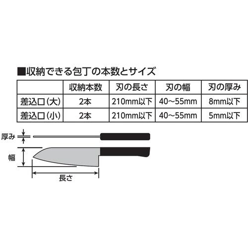 SANEI 包丁差し(チャイルドロック付) ( PW831 ) |  | 04