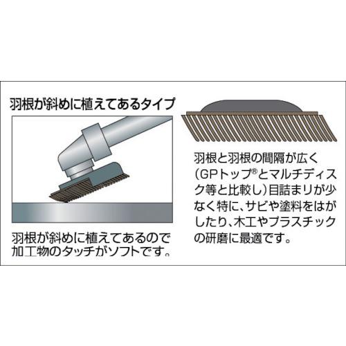 TRUSCO GPディスクホイールソフト 斜め植え Φ100 5枚入 400# ( GP100S #400 (5コイリ) ) トラスコ中山(株) |  | 01