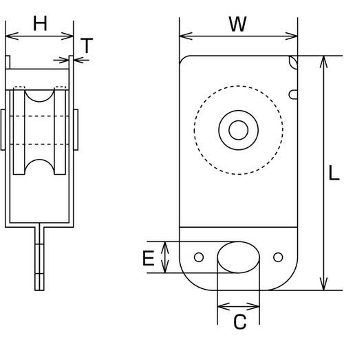 水本 スライド滑車 使用ロープ径~7mm  ( SL-20S ) |  | 03