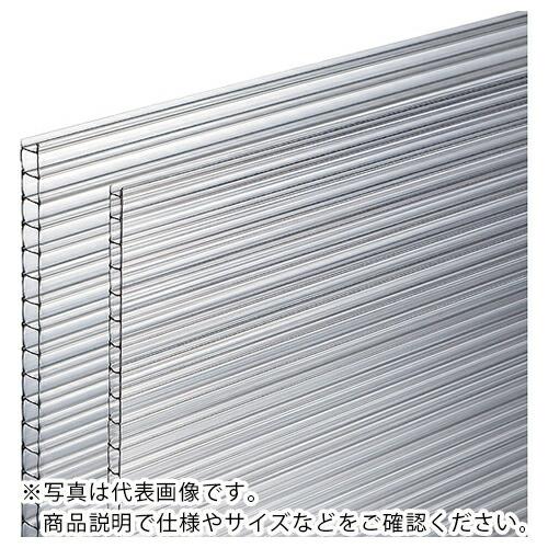 光 ポリカ中空ボード透明 2枚入り 900×900×4mm(箱入)  ( KTP990W-1-2 ) | 