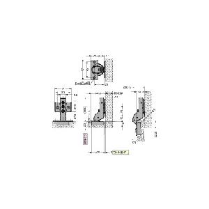 SUGATSUNE (160026839)ラプコン搭載 オリンピア スライドヒンジ ( 360-26-0T ) |  | 07