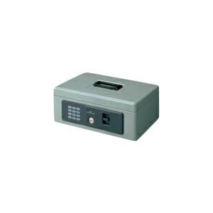 PLUS 13111)電子ロック手提金庫 S  グレー ( CB-030HL ) | 
