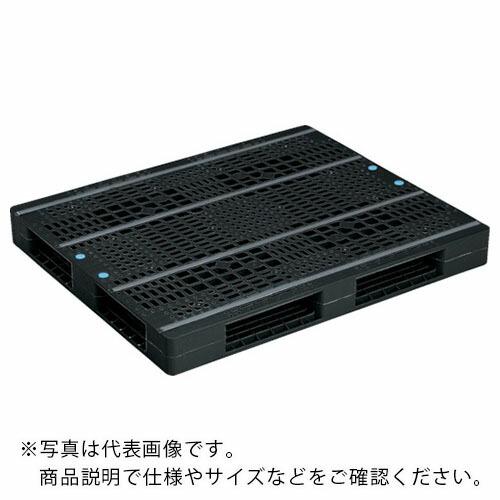 サンコー ( 三甲 )　リサイクルプラスチックパレット　８１２０５９　Ｒ４−１０１２−２黒 ( SK-R4-1012-2-BK ) (メーカー取寄)
