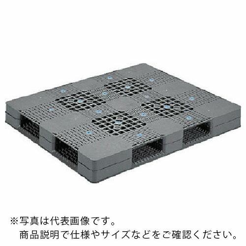 サンコー プラスチックパレット 813016 D4-110136 グレー ( D4-110136PE GY ) 三甲(株) (メーカー取寄)
