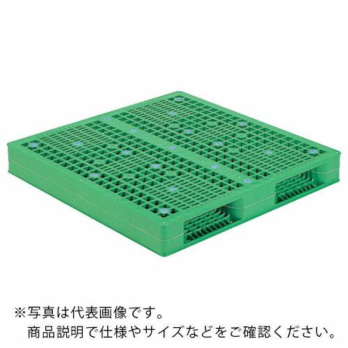サンコー プラスチックパレット 812150 R2-1111 グリーン ( SK-R2-1111-GR )