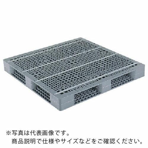 サンコー プラスチックパレット 816902 R4-1313 グレー ( R4-1313 GY ) 三甲(株) (メーカー取寄)