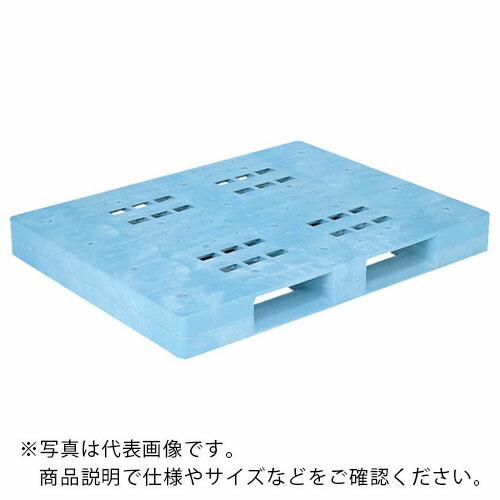サンコー ( 三甲 )　プラスチックパレット　８１６３１７　Ｄ−１１１４Ｆライトブルー ( SK-D-1114F-BL ) (メーカー取寄)