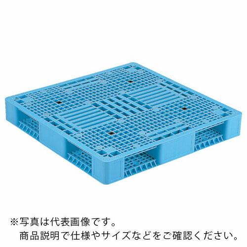 サンコー ( 三甲 )　プラスチックパレット　８１２１０７　Ｒ４−１１１１−２青 ( SK-R4-1111-2-BL ) (メーカー取寄)