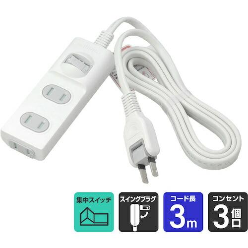 ELPA 1SW扉付タップ3P3M ( WBS-T3030B(W) ) |  | 01