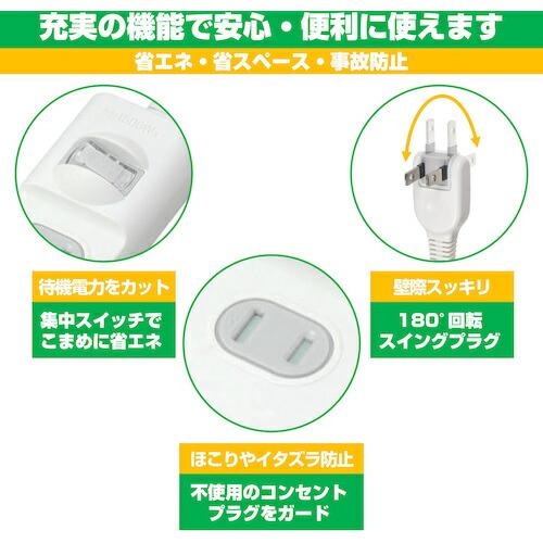 ELPA 1SW扉付タップ3P3M ( WBS-T3030B(W) ) |  | 03