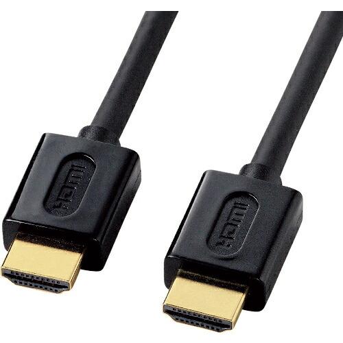 SANWA イーサネット対応ハイスピードHDMIケーブル(ブラック、1m) ( KM-HD20-10DBK ) | 