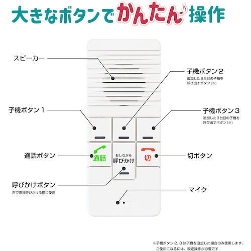 ELPA DECTワイヤレスインターホン ( WIP-5150SET ) : ORANGE TOOL