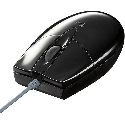 SANWA 有線ブルーLEDマウス(USB-PS/2変換アダプタ付き) ( MA-BL3UPBKN ) |  | 03