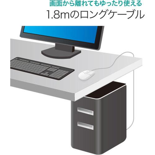 SANWA 有線ブルーLEDマウス(USB-PS/2変換アダプタ付き) ( MA-BL3UPBKN ) |  | 08