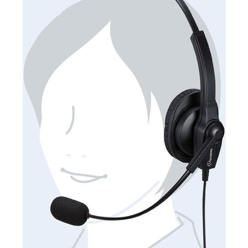 SANWA USBヘッドセット ( MM-HSU03BK )