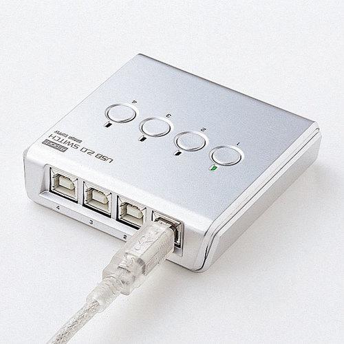 SANWA USB2.0手動切替器(4回路) ( SW-US24N ) |  | 01