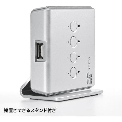 SANWA USB2.0手動切替器(4回路) ( SW-US24N ) |  | 04
