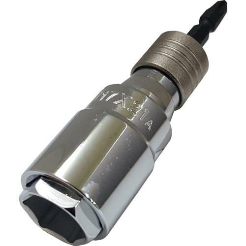 MUSTTOOL Wソケット 1/4ビット式 17×21 6角 IM-1721O-6K ( 19702 ) (株)イチネンアクセス ツール事業 (メーカー取寄) | 