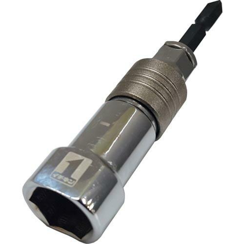 MUSTTOOL 両口Wソケット 1/4 ビット式 IM-0817R-6K ( 19701 ) (株)イチネンアクセス ツール事業 (メーカー取寄) | 