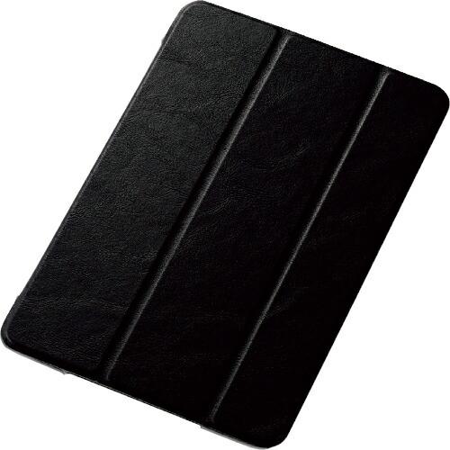 ELECOM iPad mini 2019年モデル/フラップカバー/背面クリア/ソフトレザーフラップ/2アングル ( TB-A19SWVBK ) | 