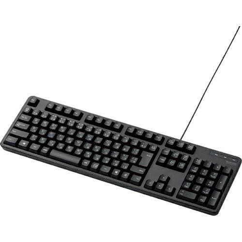 エレコム 有線フルキーボード  ( TK-FCM104BK ) | 