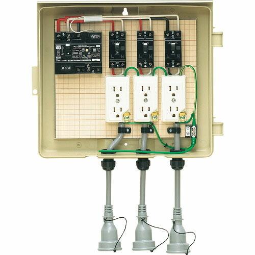 未来 ( 未来工業 )　屋外電力用仮設ボックス ( 3-33CB ) (メーカー取寄)