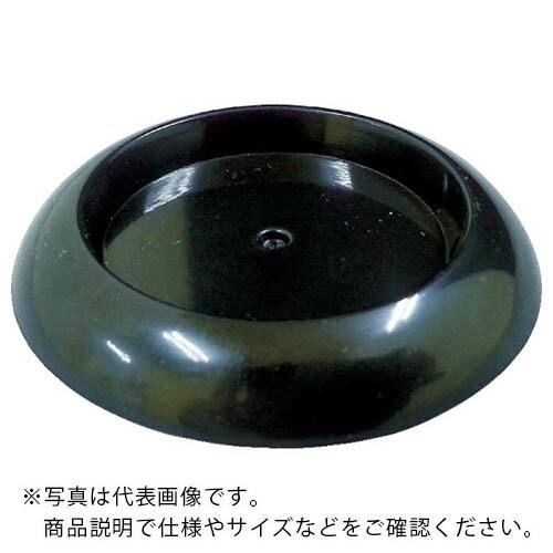 TRUSCO キャスタ-用受け皿 ゴム付 60MM 黒 12個入 ( TUR600-BK-12 ) トラスコ中山(株) | 