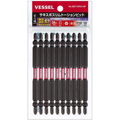 VESSEL サキスボスリムトーションビット10本組 SDT +2×110mm ( SDT10P2110F ) |  | 01