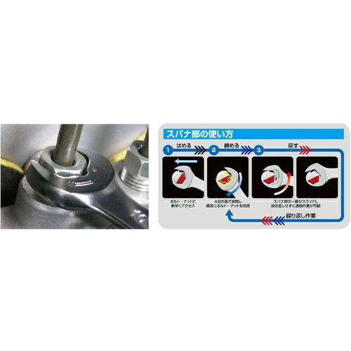 TONE 両口スパナ クイックスパナ 二面幅17×19mm 全長210mm ( DSQ-1719 ) TONE(株) |  | 01