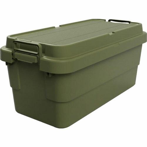 TRUSCO トランクカーゴ フラット天板仕様 70L ОD色 ( ODCF-70 ) トラスコ中山(株) | 