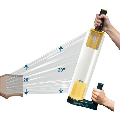 【SALE価格】TRUSCO 軽量ストレッチフィルムホルダー(ブレーキ機能付) ( TSH-7608 ) |  | 01