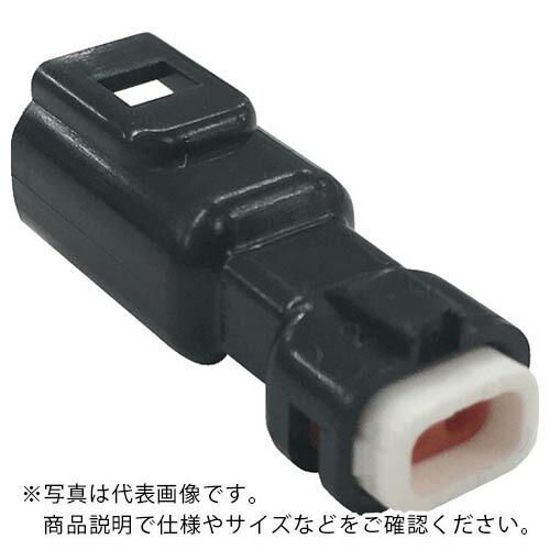 【SALE価格】TRUSCO 防水コネクタ プラグハウジング (10個入)芯数2 被覆外径φ1.0~1.3 黒 ( P-CB01A5-02B0-01 ) | 