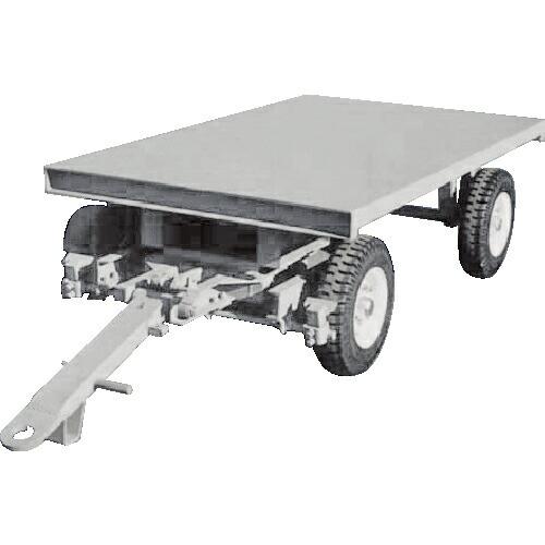 ダンディ 産業用単輌トレーラー 4輪ナックル式前後両牽引型(同一軌跡内輪差無し) 5000kg  ( TD050D-KC4-S ) 花岡車輛(株) (メーカー取寄) | 