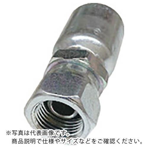 Parker 油圧ホース用コネクター オスシートスイベル金具 60度コーン A寸法53mm ( 1GU43-4-4 ) パーカー・ハネフィン日本(株) | 