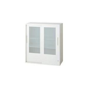 PLUS 648345)L6 引違いガラス保管庫 ( L6-E90G W4 ) (メーカー取寄) | 