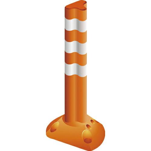 グリーンクロス ポストフレックス スリムベースタイプ PF-S800 オレンジ ( 6300003968 ) (株)グリーンクロス (メーカー取寄) | 