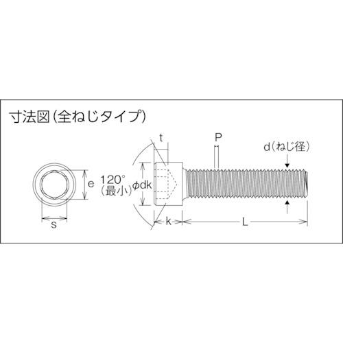 【SALE価格】TRUSCO 六角穴付ボルト ユニクロ 全ネジ M8×25 24本入 /キャップボルト(CAP) ( B62-0825 (M8X25L24コイリ) ) トラスコ中山(株) |  | 03