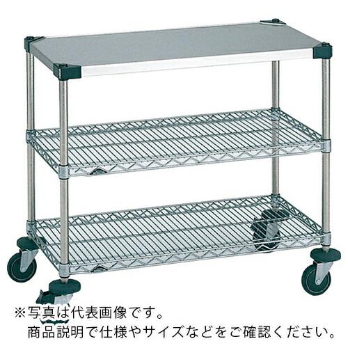 ERECTA スーパーエレクターカート ワーキングカート2型 間口1213mm×奥行461mm×高さ815mm 3段 ( NWT2C-S ) エレクター(株) (メーカー取寄) | 