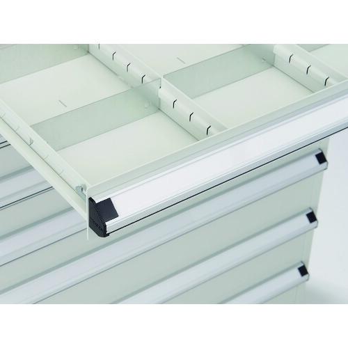 【SALE価格】TRUSCO ( トラスコ中山 )　ＶＥ９Ｓ型中量キャビネット　８８０Ｘ５５０ＸＨ１２００　引出し８段　ホワイト色 ( VE9S-1209-W )_3