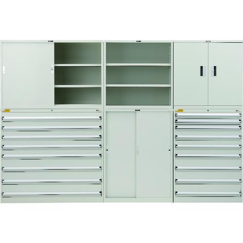 【SALE価格】TRUSCO ( トラスコ中山 )　ＶＥ９Ｓ型中量キャビネット　８８０Ｘ５５０ＸＨ１２００　引出し８段　ホワイト色 ( VE9S-1209-W )_5
