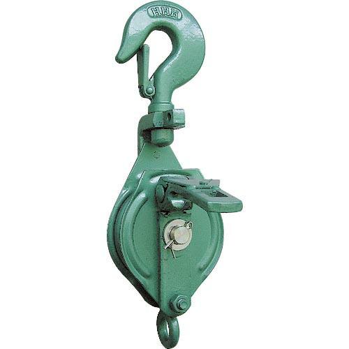 HHH 強力型滑車一車スナッチ フック型100mm ( 100X1S ) (株)スリーエッチ | 