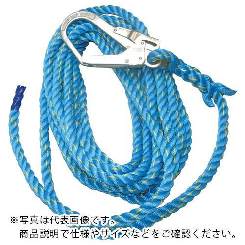 【SALE価格】まつうら 青色ニューテトロン親綱(垂直用) 16mmΦ×20m 片側フック付 ( NEW-TETORON-1620BLUE ) | 