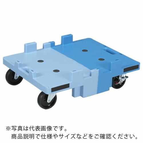 サンコー 折りたたみコンテナー用台車 802463 サンキャリー5641ブルー/ライトブルー ( SK-802463-01-BLBLL )