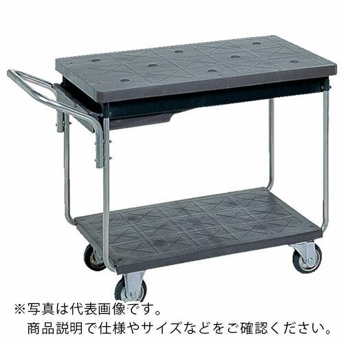 サンコー ( 三甲 )　品出し用カート　８０３６０２　サンカットテーブル（水平持手）ブラウン ( SK-803602-BR ) (メーカー取寄)