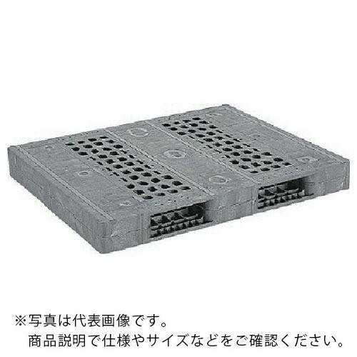 サンコー プラスチックパレット 813600 R2-105130F グレー ( SK813600-01 ) 三甲(株) (メーカー取寄)