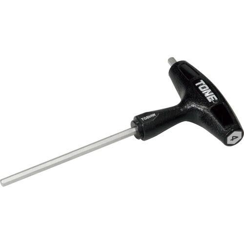 【SALE価格】TONE 六角棒レンチ(T形) グリップヘキサゴンレンチ 対辺寸法4mm 全長140mm ( TGHW-04 ) TONE(株) | 