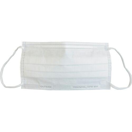 TRUSCO ホワイトマスク 3層タイプ(50枚入) ( DPM-WM ) トラスコ中山(株) | 